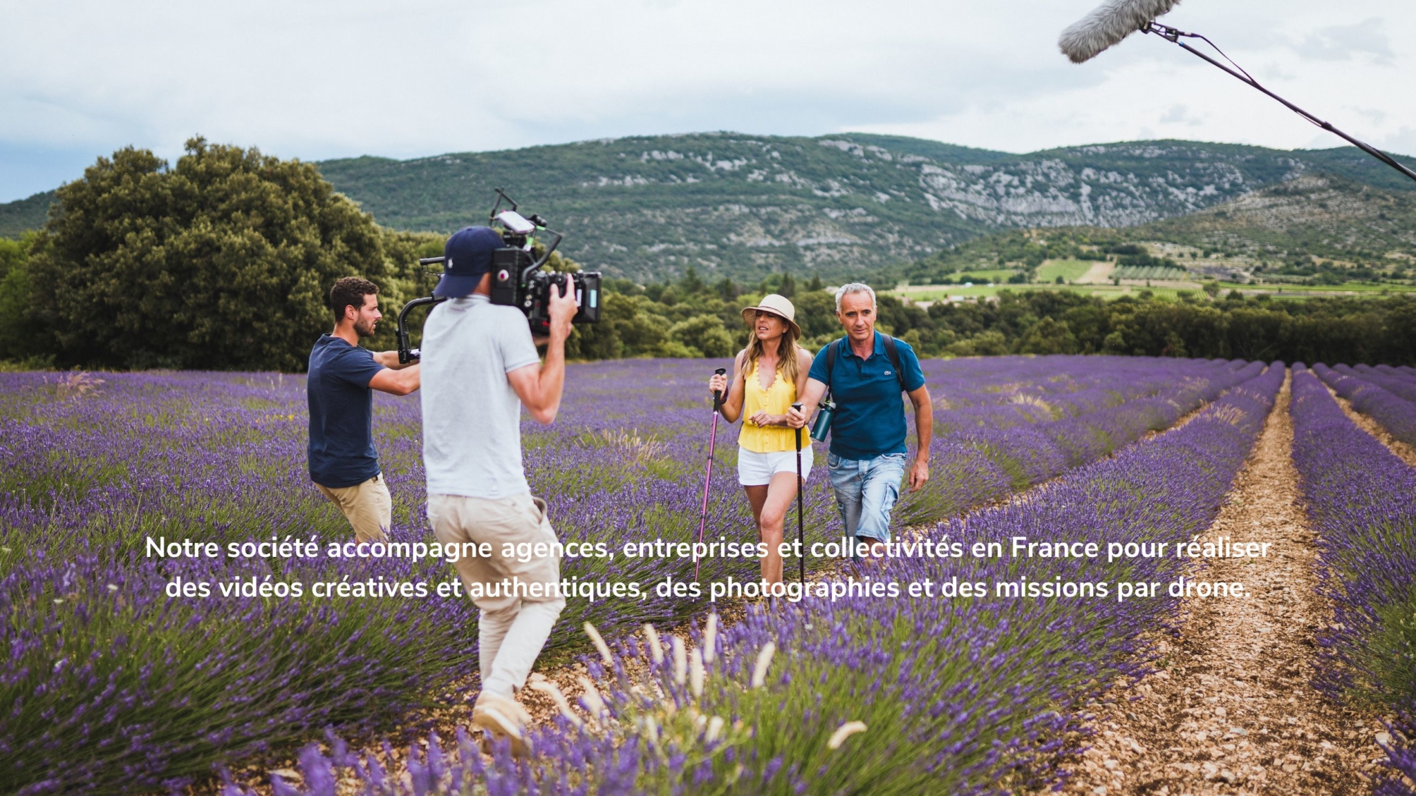 notre entreprise accompagne les agences, les entreprises et les collectivités pour créer des contenus vidéos créatifs et humains, des photographies, et des missions par drone en france