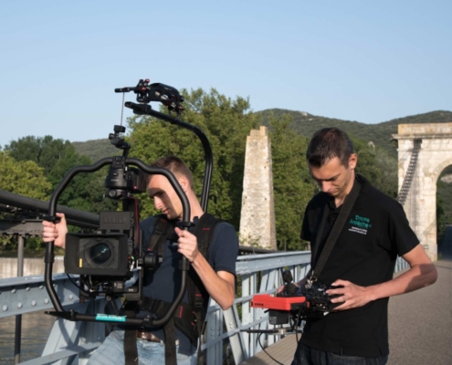 Tournage d’un film publicitaire par Drone Ardèche