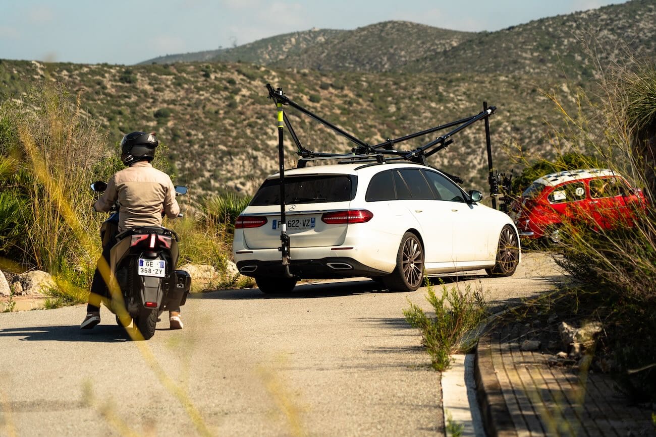 suivi de vehicule a barcelone : voiture travelling